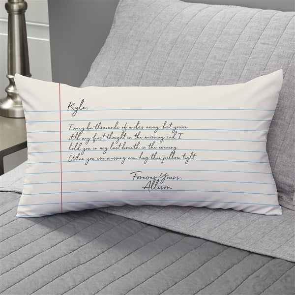 Love Letter Personalized Throw Pillows - 33365