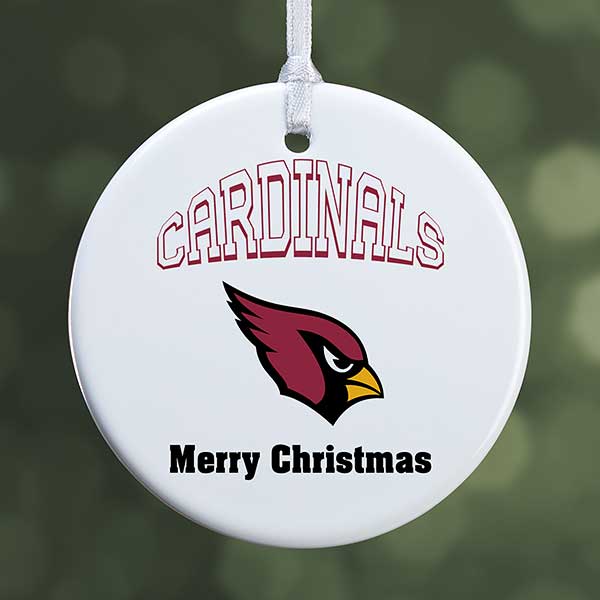 NFL Arizona Cardinals Personalized Ornament - 1 Sided Glossy