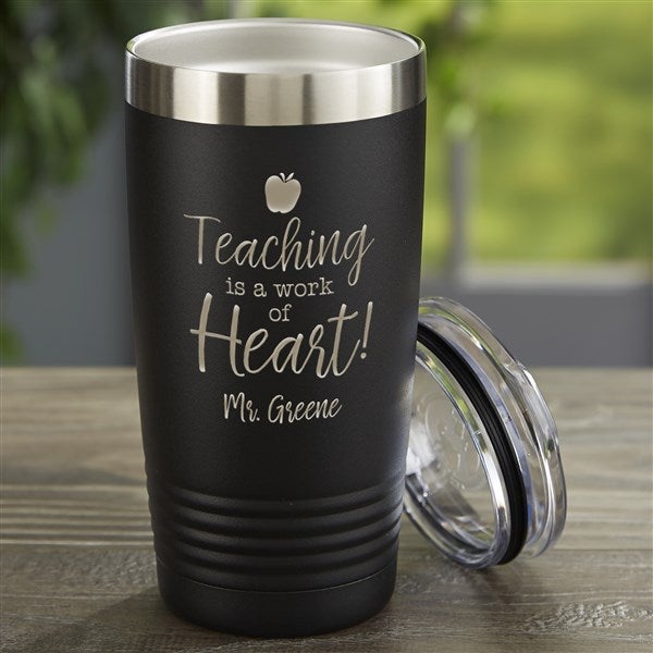 Inspiring Teacher Personalized 20oz Stainless Steel Tumblers - 33537
