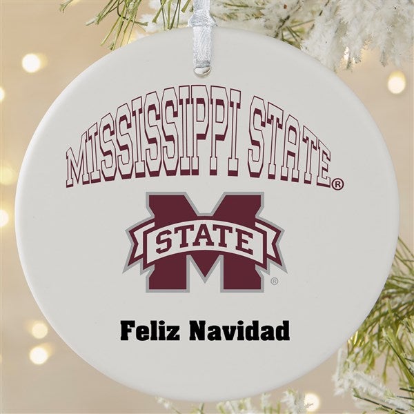 NCAA Mississippi State Bulldogs Personalized Ornaments - 33642