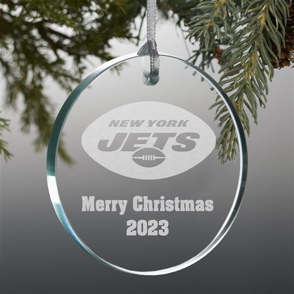 New York Jets Ornament  New york jets, Christmas tree ornaments, Red  ornaments