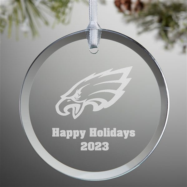 NFL Philadelphia Eagles Personalized Glass Ornament