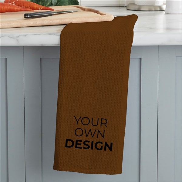 Design Your Own Personalized Waffle Weave Kitchen Towel  - 33757