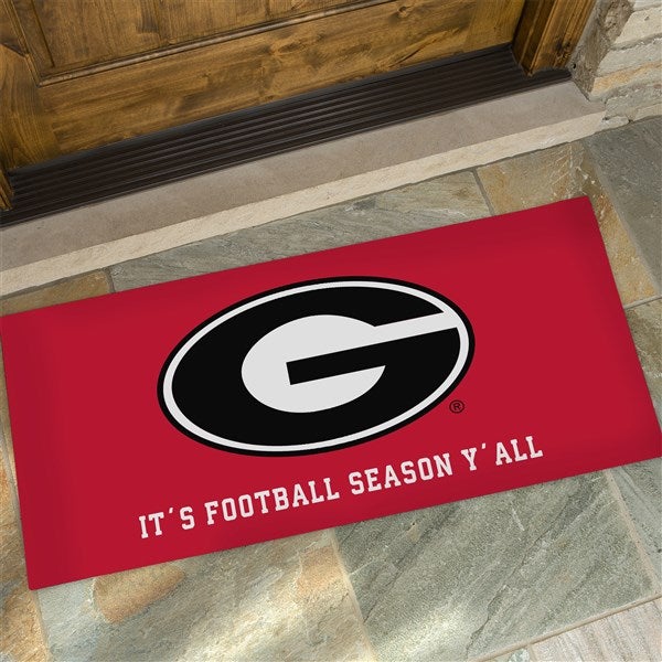 NCAA Georgia Bulldogs Personalized Oversized Doormat 24x48