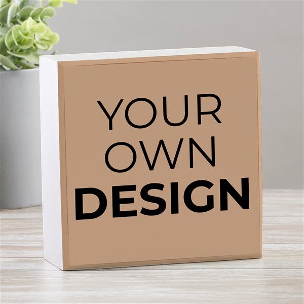 Design Your Own Personalized Shelf Block  - 33908