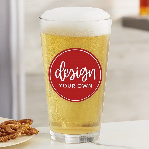 Design Your Own Personalized Pint Glass  - 33980