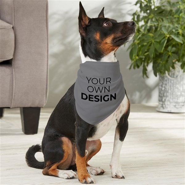 Design Your Own Personalized Medium Dog Bandana  - 33988