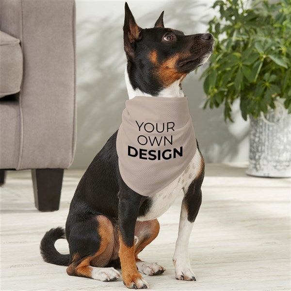 Design Your Own Personalized Medium Dog Bandana  - 33988