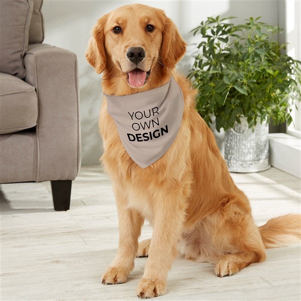 Design Your Own Personalized Large Dog Bandana  - 33989