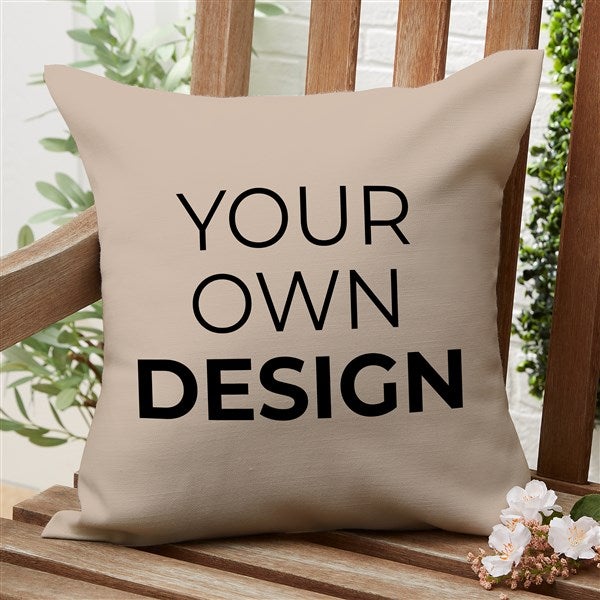 Design Your Own Personalized 16x16 Outdoor Throw Pillow - 34016