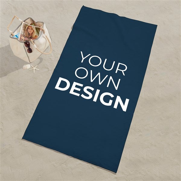 Design Your Own Personalized Large Beach Towel  - 34031