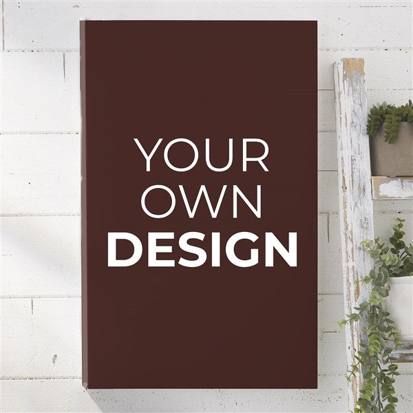 Design Your Own Personalized Vertical 12&quot; x 18&quot; Canvas Print  - 34043