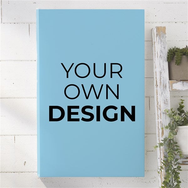 Design Your Own Personalized Vertical 12&quot; x 18&quot; Canvas Print  - 34043