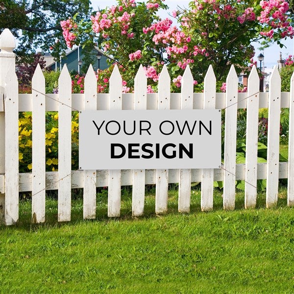 Design Your Own Personalized Small Banner - 34045