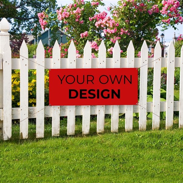 Design Your Own Personalized Small Banner - 34045