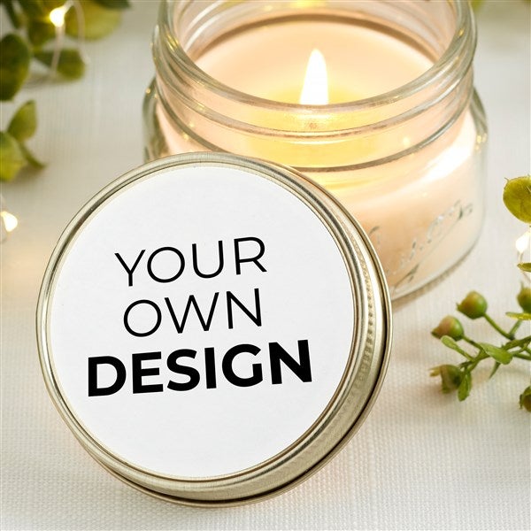 Design Your Own Personalized Mason Jar Candle Favors - 34049