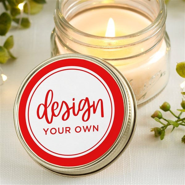 Design Your Own Personalized Mason Jar Candle Favors - 34049