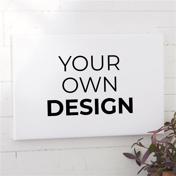 Design Your Own Personalized Horizontal 12&quot; x 18&quot; Canvas Print  - 34085