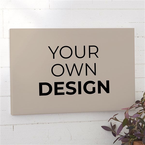 Design Your Own Personalized Horizontal 12&quot; x 18&quot; Canvas Print  - 34085