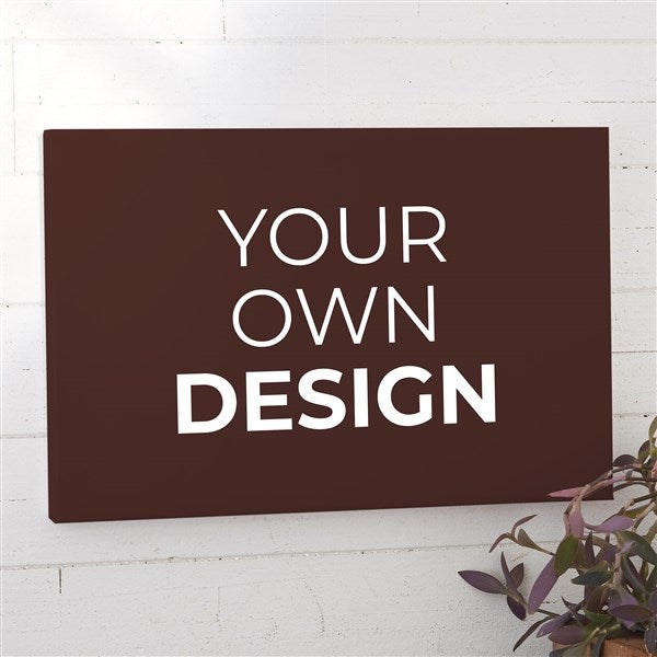 Design Your Own Personalized Horizontal 12&quot; x 18&quot; Canvas Print  - 34085