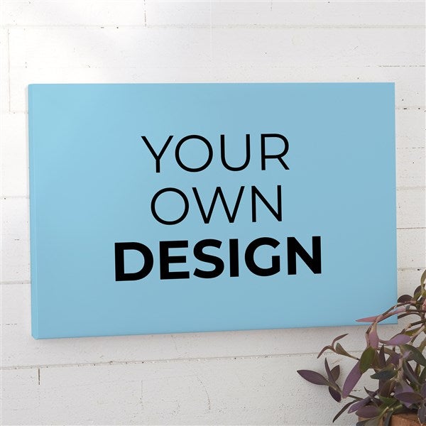 Design Your Own Personalized Horizontal 12&quot; x 18&quot; Canvas Print  - 34085