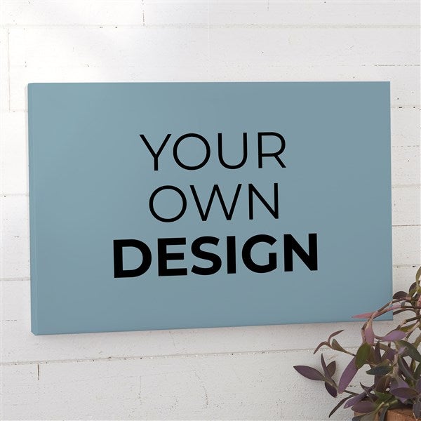 Design Your Own Personalized Horizontal 16x24 Canvas Print - 34086