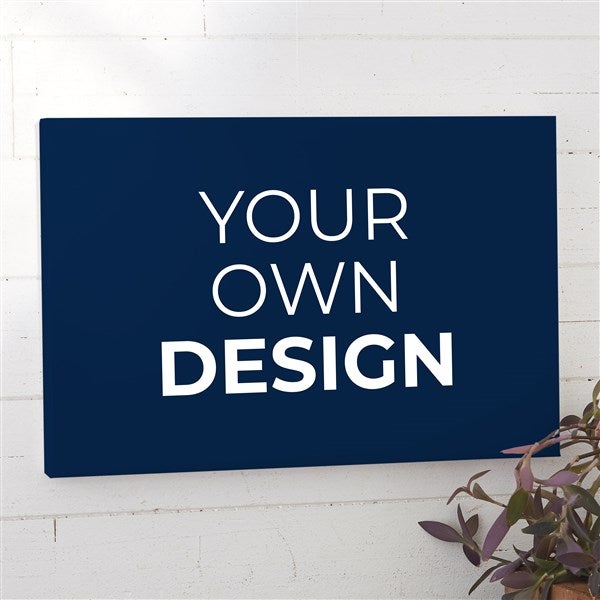 Design Your Own Personalized Horizontal 16x24 Canvas Print - 34086