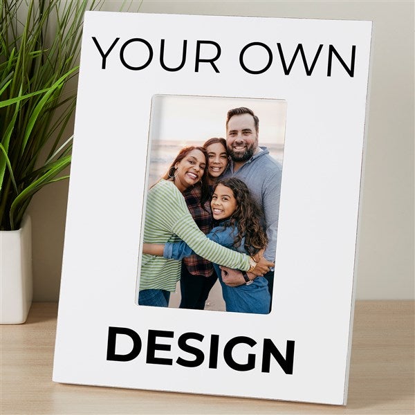 Design Your Own Personalized 4x6 Vertical Picture Frame - 34089