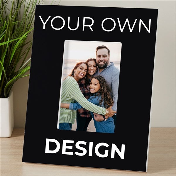 Design Your Own Personalized 4x6 Vertical Picture Frame - 34089