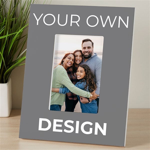 Design Your Own Personalized 4x6 Vertical Picture Frame - 34089