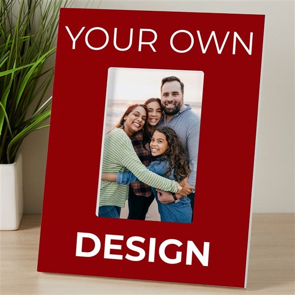 Design Your Own Personalized 4x6 Vertical Picture Frame - 34089