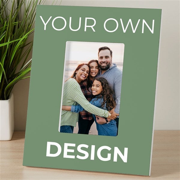 Design Your Own Personalized 4x6 Vertical Picture Frame - 34089