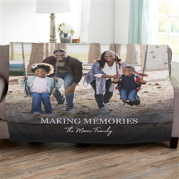 Personalized discount family blanket