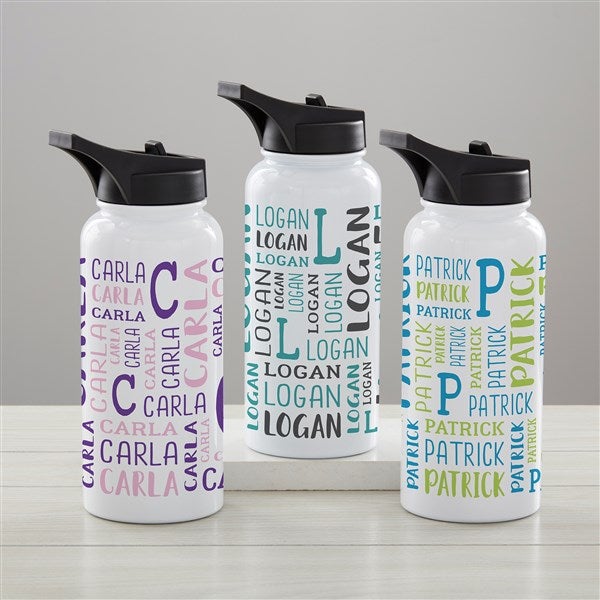 Bold Name Personalized Double-Wall Vacuum Insulated 32oz