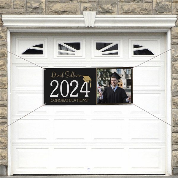 Classic Graduation Personalized Photo Banner  - 34425