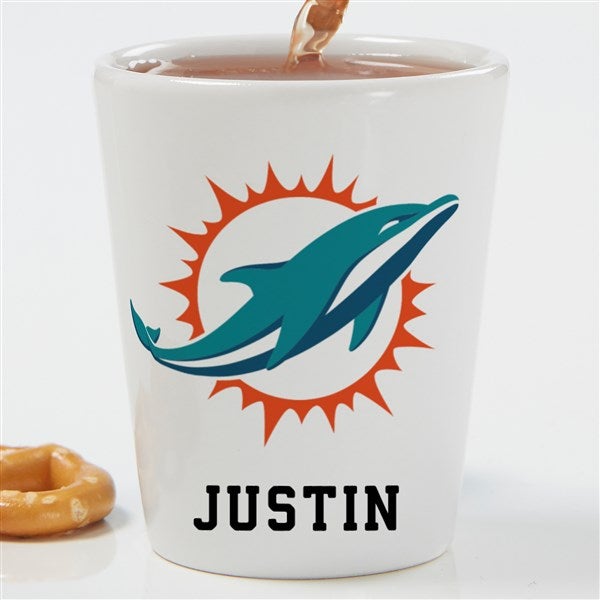 NFL Miami Dolphins Personalized Shot Glass