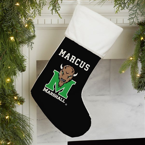 NCAA Marshall Thundering Herd Personalized Christmas Stocking  - 34576