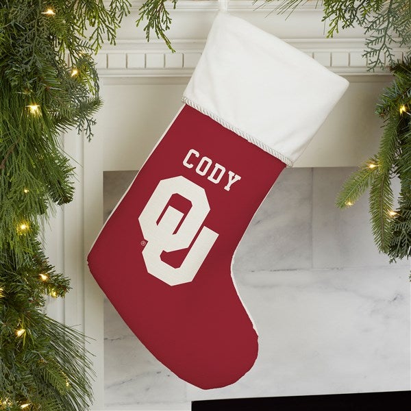 NCAA Oklahoma Sooners Personalized Christmas Stocking  - 34577