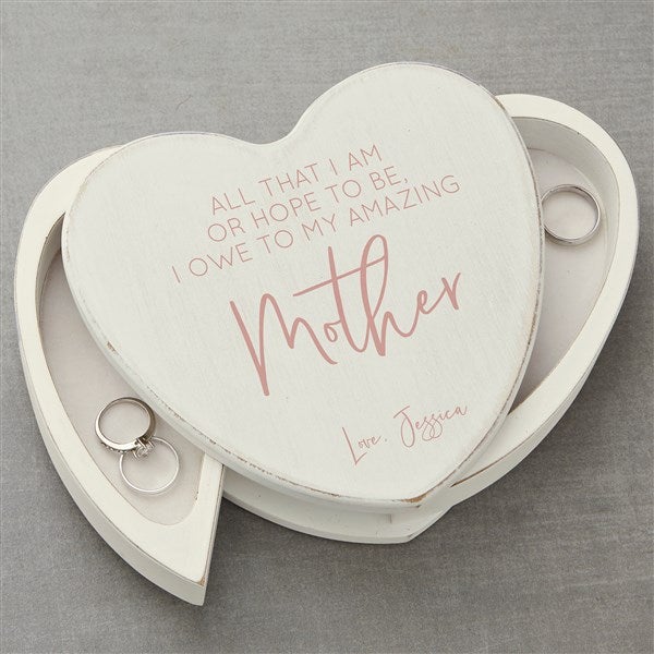 Mom, You Are So Loved Personalized Jewelry Box 