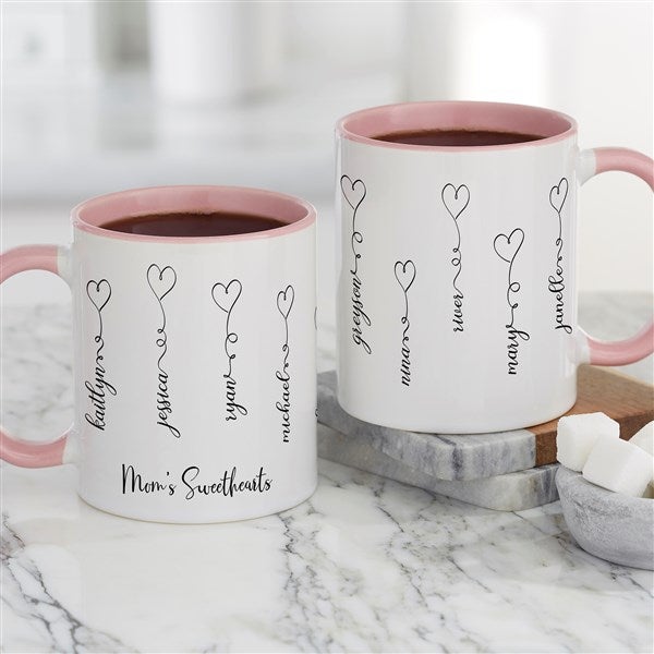 Connected By Love Personalized Coffee Mugs - 34854