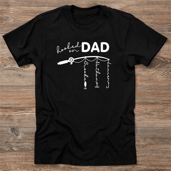 Personalized Reel Cool Dad Shirt, Funny Fishing Father and Kids Name Tshirt, Gift for Papa Daddy Grandpa, Gift for Fishing Lover,Fathers Day