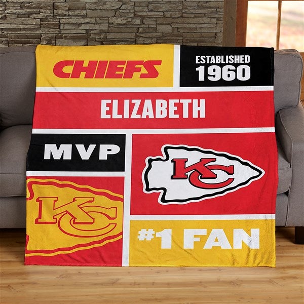 Kansas City Chiefs Kingdom Team 2022 - 2023 Fleece Blanket, Quilt