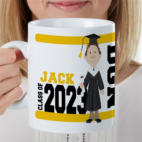 Classic Graduation Personalized 30 oz. Oversized Coffee Mug