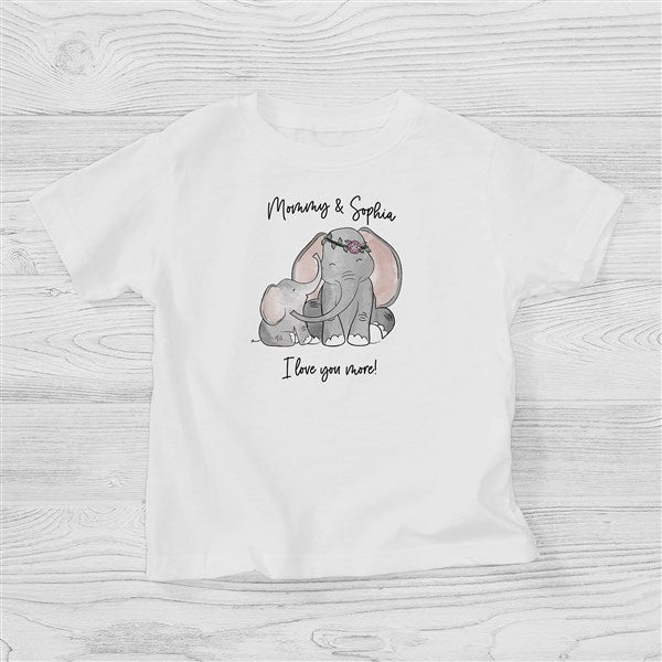 Parent & Child Elephant Personalized Kids Shirts - 35465