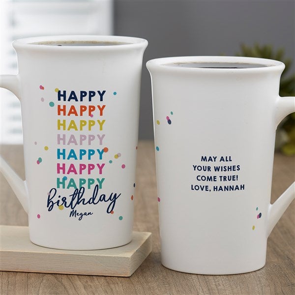 Custom Latte Mugs, Design Ceramic Coffee Mugs