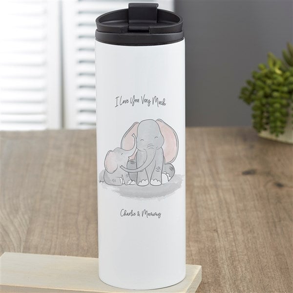 Blue Baby Elephant Custom Kids Thermos