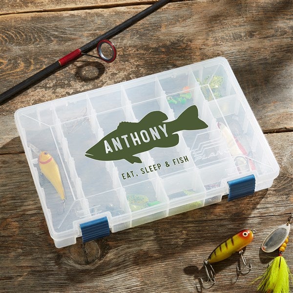 Fish Name Personalized Plano Tackle Fishing Box