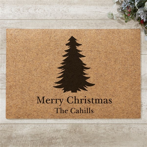 Custom Winter Door Mat (Personalized)