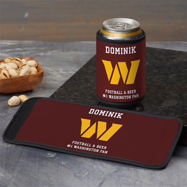 NFL Washington Football Team Personalized Can & Bottle Wrap  - 36410