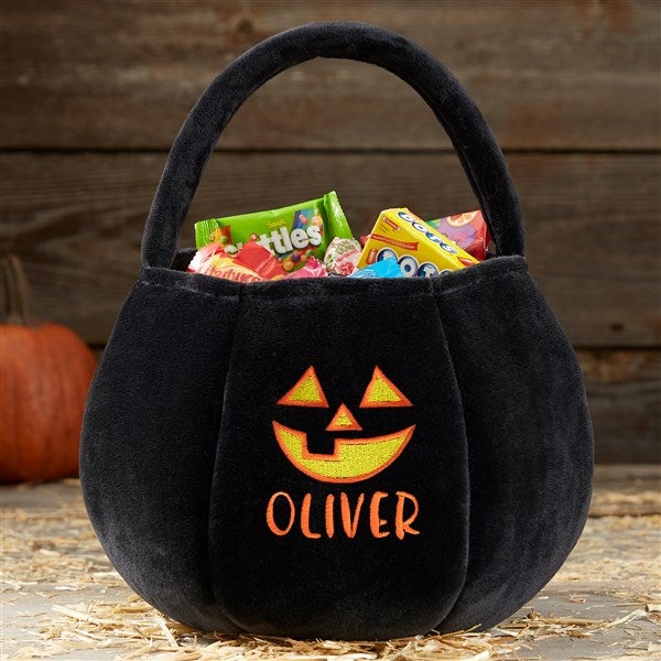 plush halloween treat bags